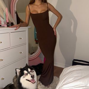 Skims Brown Dress